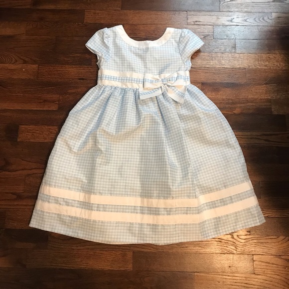 Gymboree Other - 🌵Gymboree Girls Dress White & Light Blue SZ 8